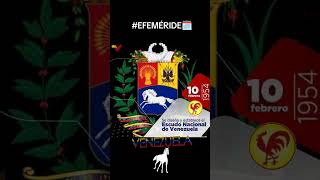 El #10Feb de 1954 fue diseñado y establecido el #Escudo #Nacional de Venezuela. El #10Feb de 1954 fue diseñado y establecido el #Escudo #Nacional de Venezuela.