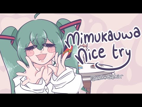 Mimukauwa Nice Try Meme #hatsunemiku #miku #animation #meme