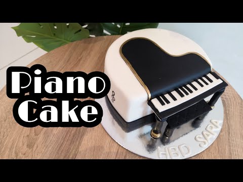 How to make पियानो केक | क्रमशः
