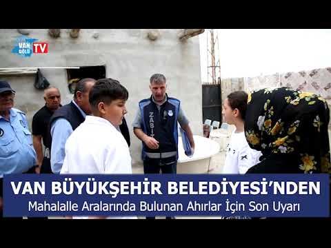 BÜYÜKŞEHİR BELEDİYESİNDEN MAHALLE ARALARINDA BULUNAN AHIRLAR İÇİN SON UYARI
