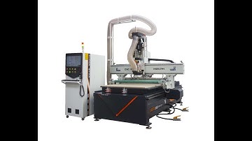 Linear ATC automatic tool changer wood cnc router machine nesting cnc router with 12 linear tools