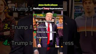 James Austin Johnson Ranking of Trump Impersonators #youtube #snl #youtubeshorts #funny #foryou