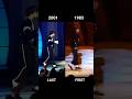 MICHAEL JACKSON 🌟 MOONWALK 🌟 FIRST VS LAST 🔴 | 1983 - 2001 #michaeljackson #moonwalk #viralvideo #mj