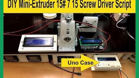 DIY 3D Printing Filament 1 kilo / hour #15 / 15 Screw driver Script