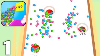 Balls Go High - Gameplay Walkthrough Part 1 All Levels 1-10 (Android & iOS) screenshot 2
