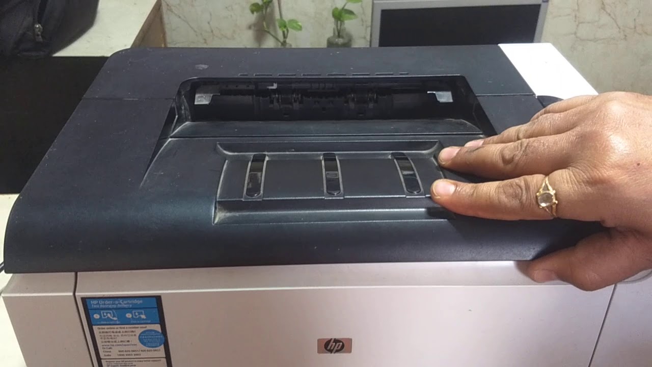 Replace the Cartridge HP LaserJet Pro CP1025nw Color Printer YouTube
