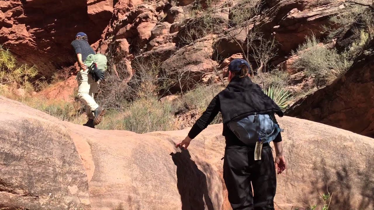 Hike to Ribbon Falls North Kaibab Trail Grand Canyon - YouTube