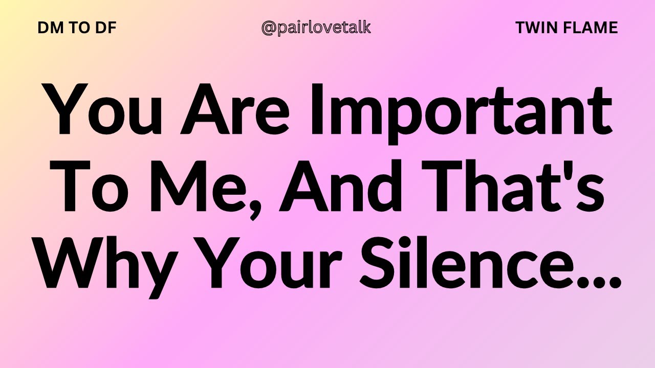 DM 💌Ты важен для меня, и именно поэтому твое молчание...❤️🥺😘DM TO DF 🖤 Божественная мужская энергия