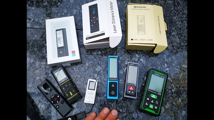 Laser Distance Messer - der kleinste? Der Beste... Vergleich