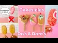 Dip method vs mold method  how to make perfect cakesicles