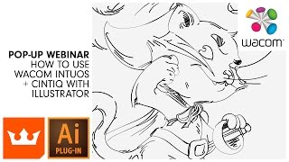 How to use the Wacom Intuos + Cintiq  in Adobe Illustrator with Astute Graphics plugins | Webinar
