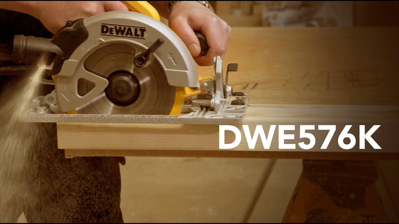 Dewalt DWE576K Circular from Toolstop - - YouTube