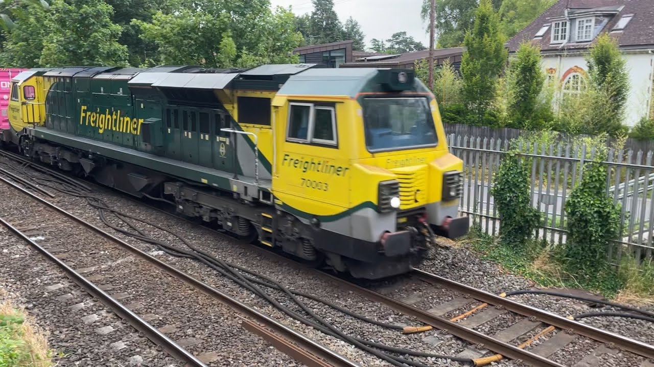 Class 70 + 444 Desiro | 70003 + 444001 + 444023 | Freightliner + SWR