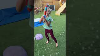 Making art with bubbles?! My kids are going to be occupied all summmer 😅 #bubblesculptor