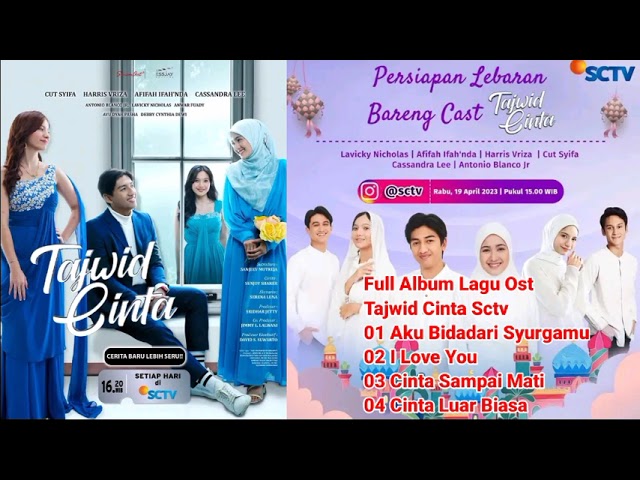 Full Album 4 Lagu Ost. Tajwid Cinta Sctv #akubidadarisyurgamu #iloveyou #cintasampaimati #viral #ost class=