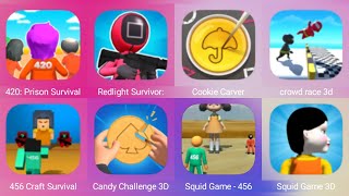420 Prison Survival, Red Light Survival, Cookie Carver, Crowd Race 3D, 456 Craft Survival screenshot 4