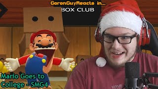 (THIS IS THE PERFECT CLUB FOR MARIO!) Mario Goes to College - SMG4 - GoronGuyReacts