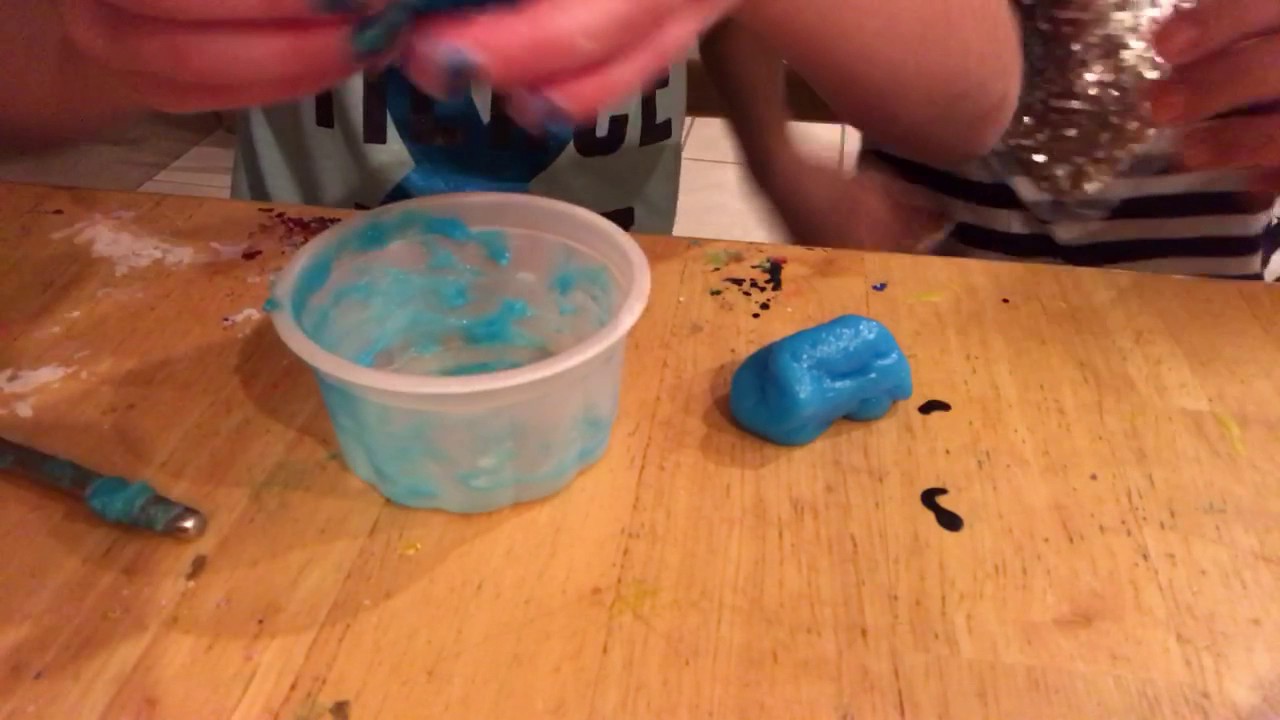 Toothpaste slime - YouTube