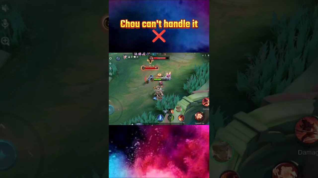 Chou is proving he can match Hilda in strength 😜 #shorts #MLBBHilda #mlbbhighlights #gaming