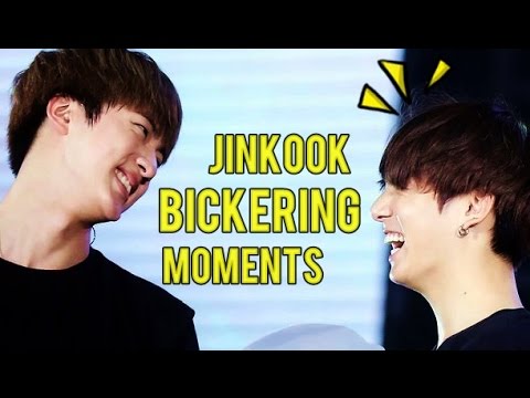 BTS JIN & JUNGKOOK BICKERING MOMENTS (JINKOOK)