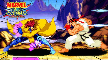 MARVEL VS CAPCOM: CLASH OF SUPER HEROES ALL HYPER COMBOS