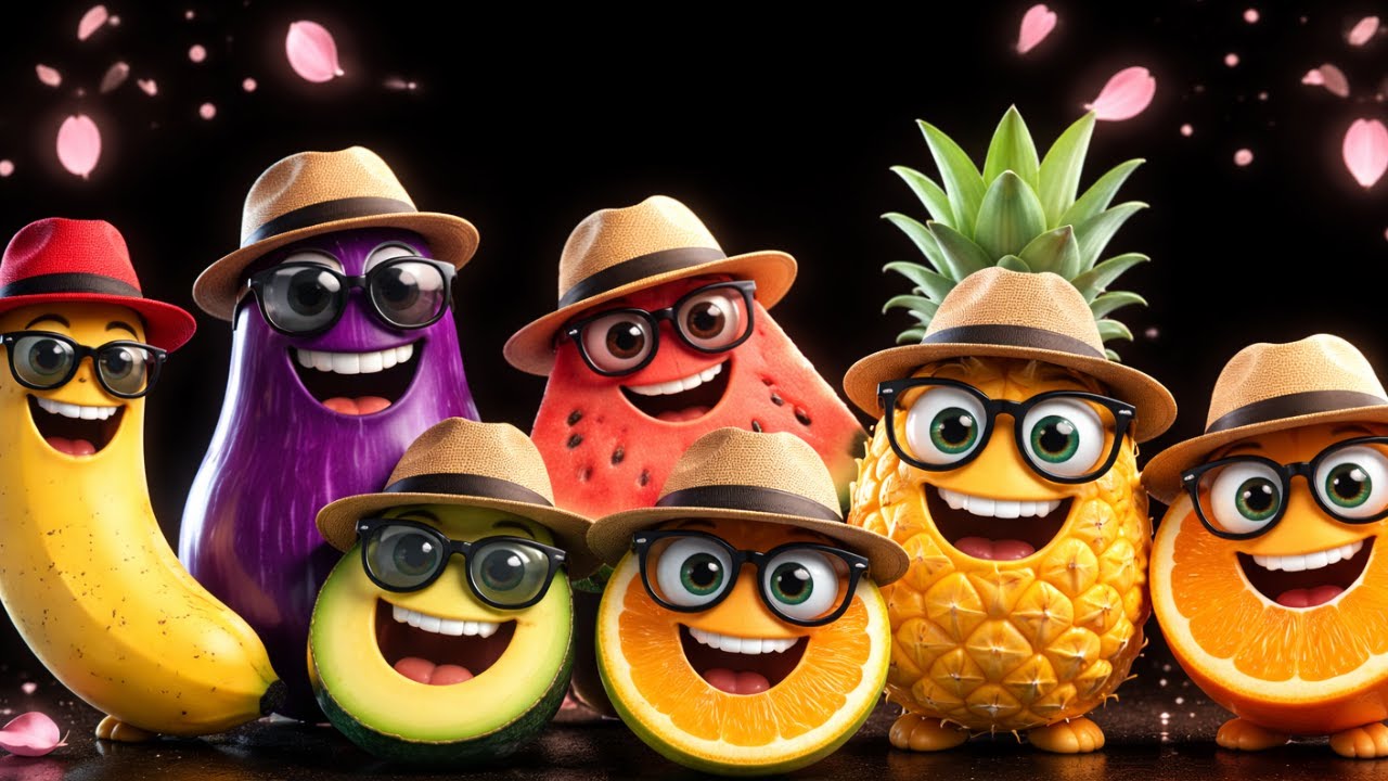 Happy Sensory Fruits Dance Party 🎶🍍 | Colorful Fun Video for Kids & Toddlers