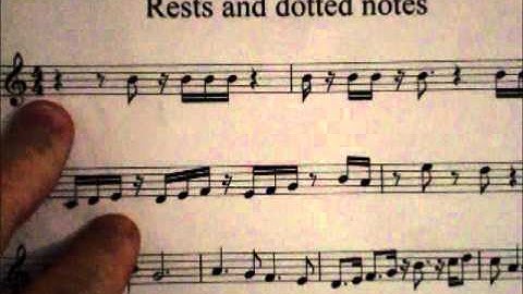 Music Rhythm Video 1B--Rests in Simple Time