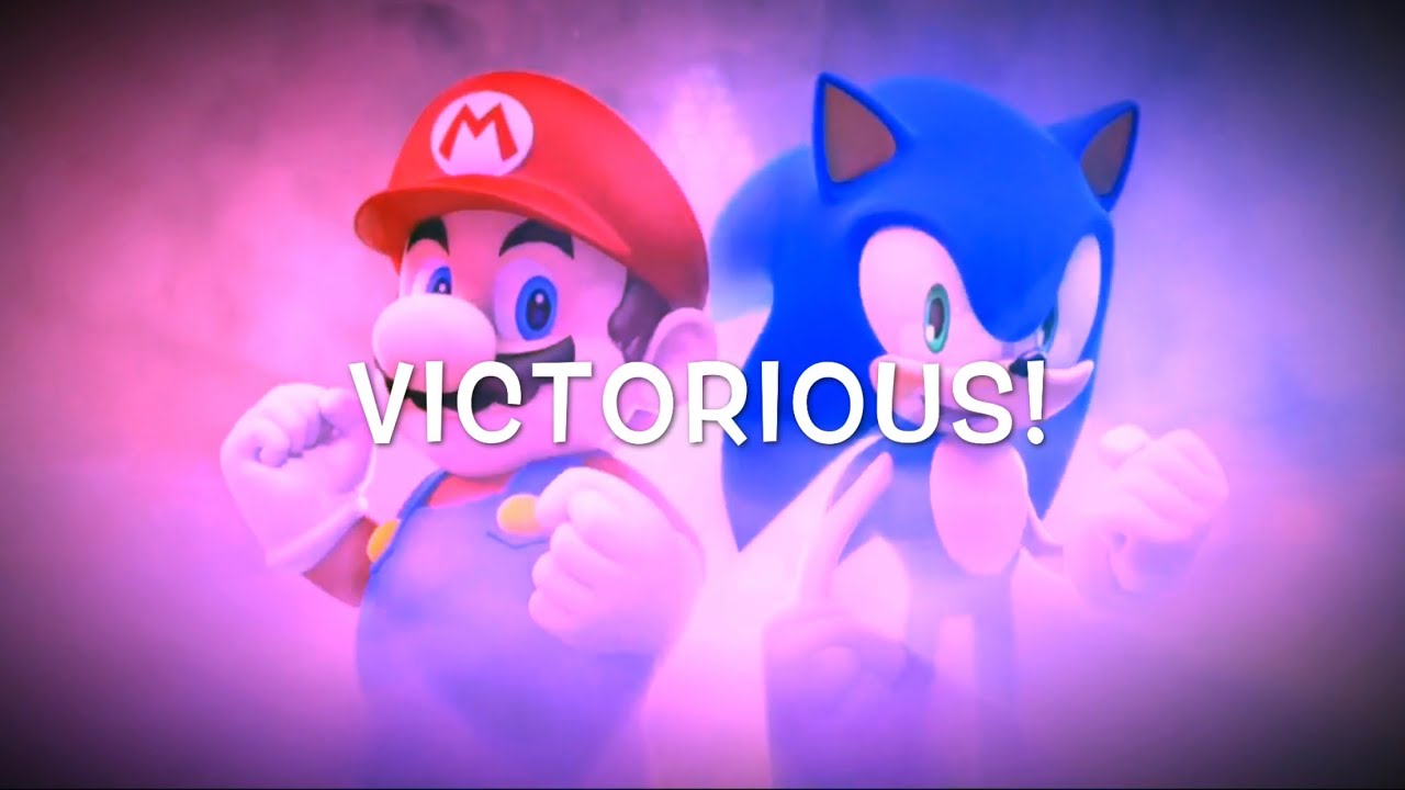 Mario and Sonic AMV: Victorious! (With lyrics) 1K Subscriber Special!