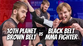 10Th Planet Brown Belt Vs Bjj Black Belt Mma Fighter | Jack Kuivanen Vs Spencer Oberbroeckling