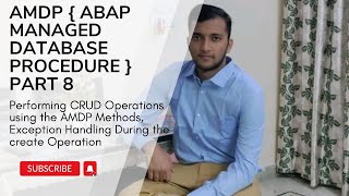 3.8 CRUD Operations in AMDP - Exception Handling  during Create Operations