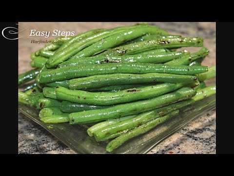 How to cook Green Beans | Spring Beans | Pan Roasted String Beans | Stir Fry Snap Beans