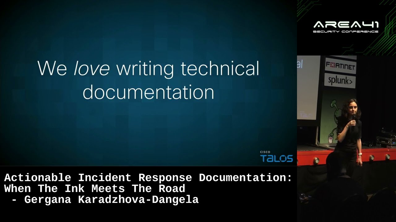 Actionable Incident Response Documentation: When The Ink Meets The Road - Gergana Karadzhova-Dangela
