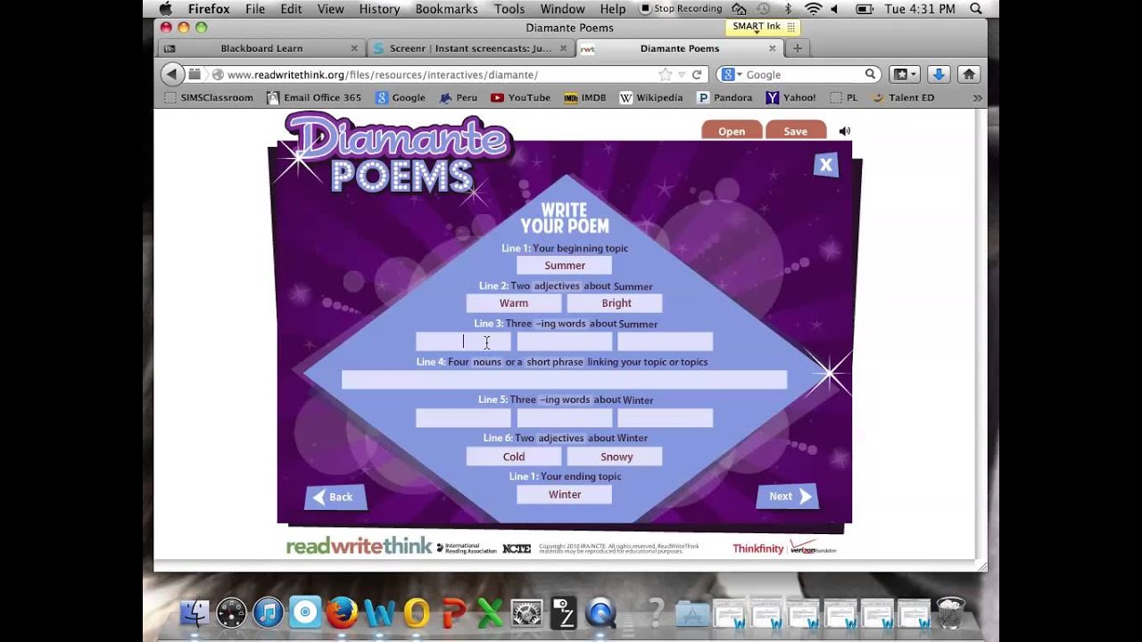 readwrite think diamante readwrite think diamante