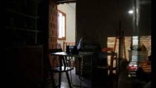 Sunrise through the blind