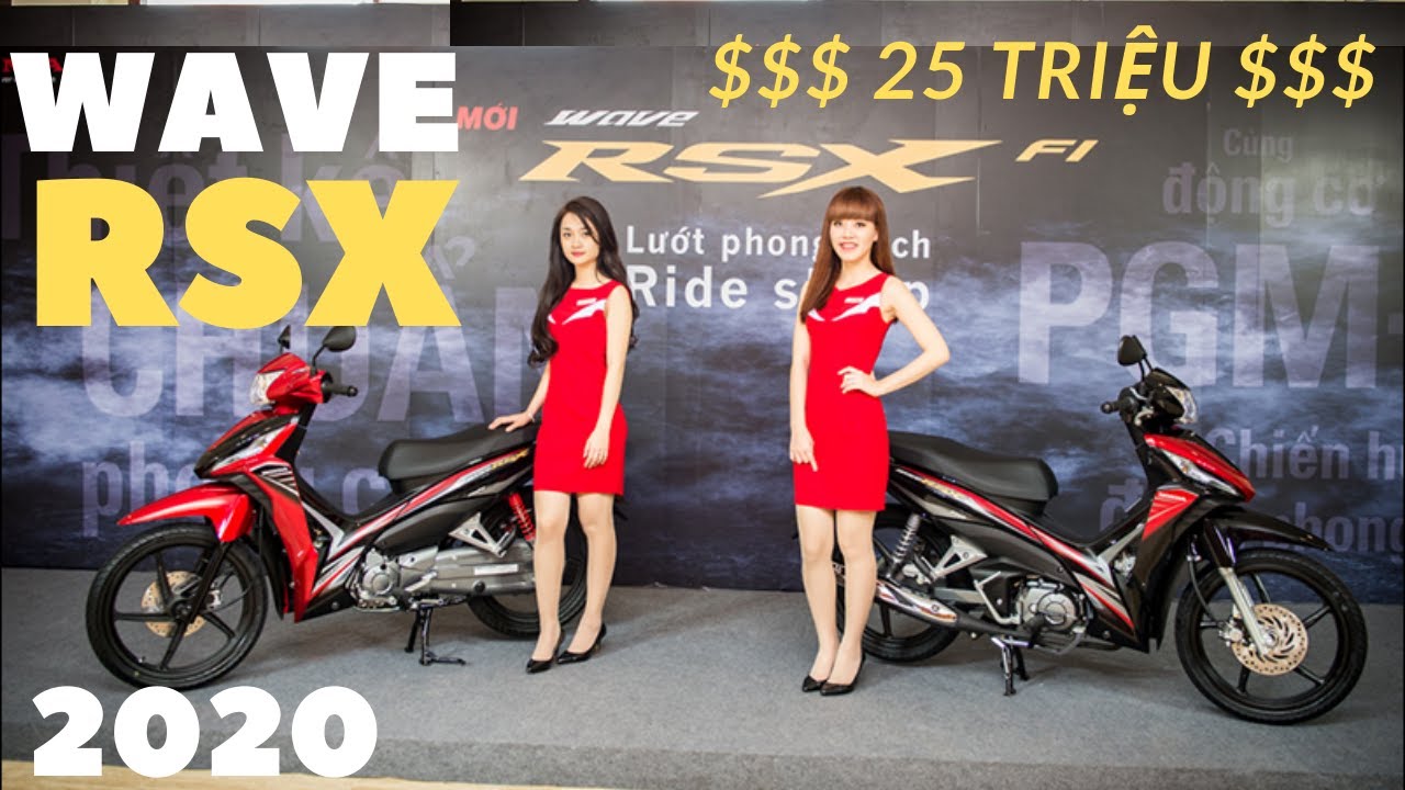 Giá xe Honda Wave RSX Fi 2020 bán ra tại các đại lý dịp Tết Nguyên Đán ...