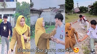 VIRAL TIKTOK SLOWMO IBU GURU CANTIK BIKIN BAPER MURIDNYA🇲🇨#2