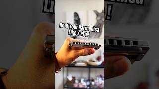 Quick tips on how to hold a harmonica for better sound and control.