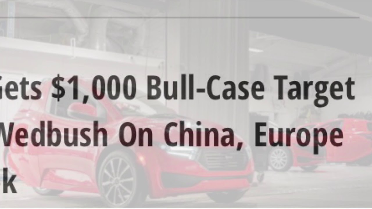 Tesla Possible 1000 Target Price Youtube Tesla Target Investing