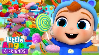 The Candy Song with Baby John | Little Angel And Friends Kid Songs