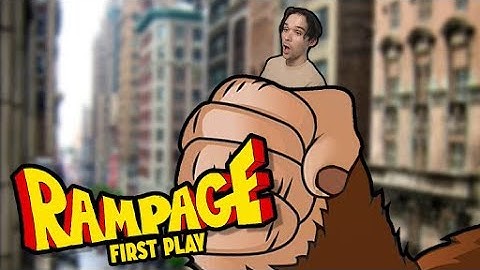 First Play - Rampage (Arcade)