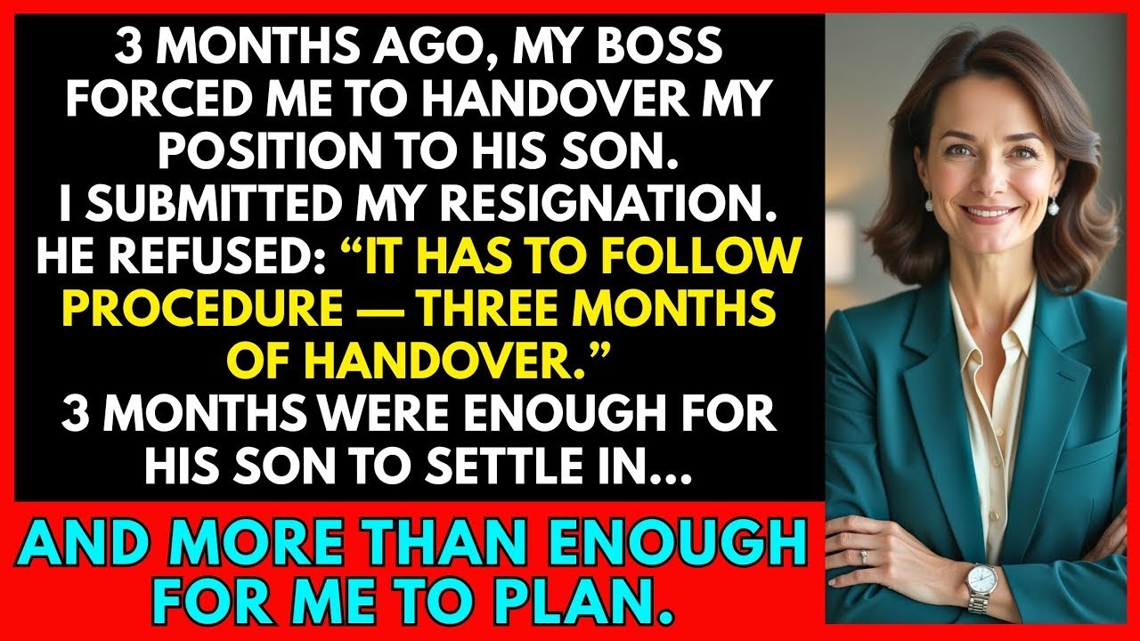 My Boss Gave the Promotion to His Son — When I Resigned, He Said “Follow Procedure.”