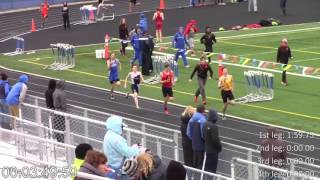 2017-05-19 IHSA 3A Sectional Hoffman - Boys 4x800m