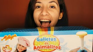 ASMR En Español - Haciendo Galletas De Animalitos 🐘🐱💛 ASMR En Español - Haciendo Galletas De Animalitos 🐘🐱💛