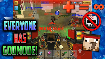I GAVE EVERYONE GODMODE IN PG3D!!! - Pixel Gun 3D Giving Players Unlimited Health Mod