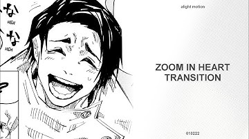 heart pop transition | alight motion