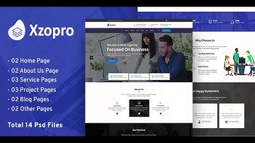 Xzopro - Business & Consulting PSD Template. | Themeforest Website Templates and Themes
