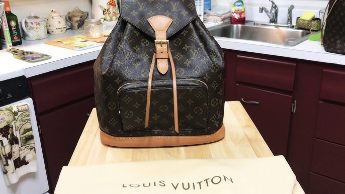 Louis Vuitton Monogram Montsouris GM M51135 Backpack 01379 ルイ