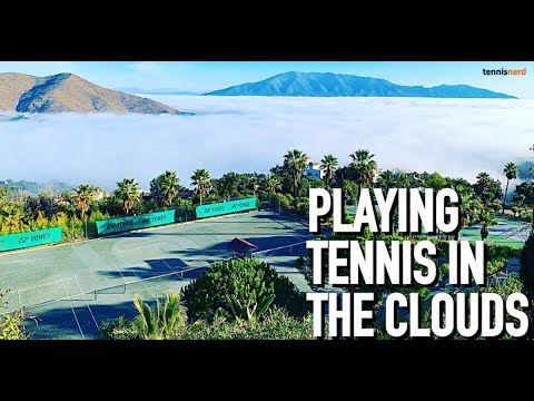 Playing tennis above the clouds - Visiting the legendary Hofsaess Academy