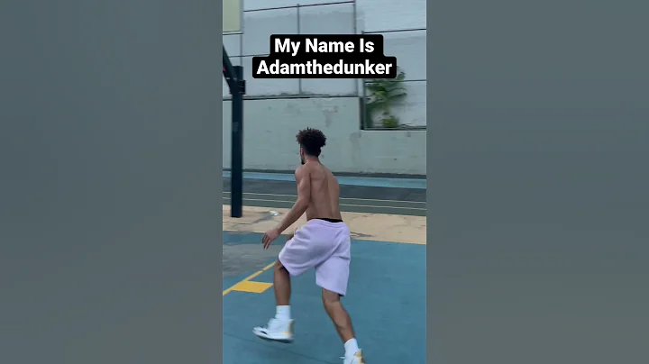 The FUTURE Best 5’8 DUNKER! Adamthedunker #shorts