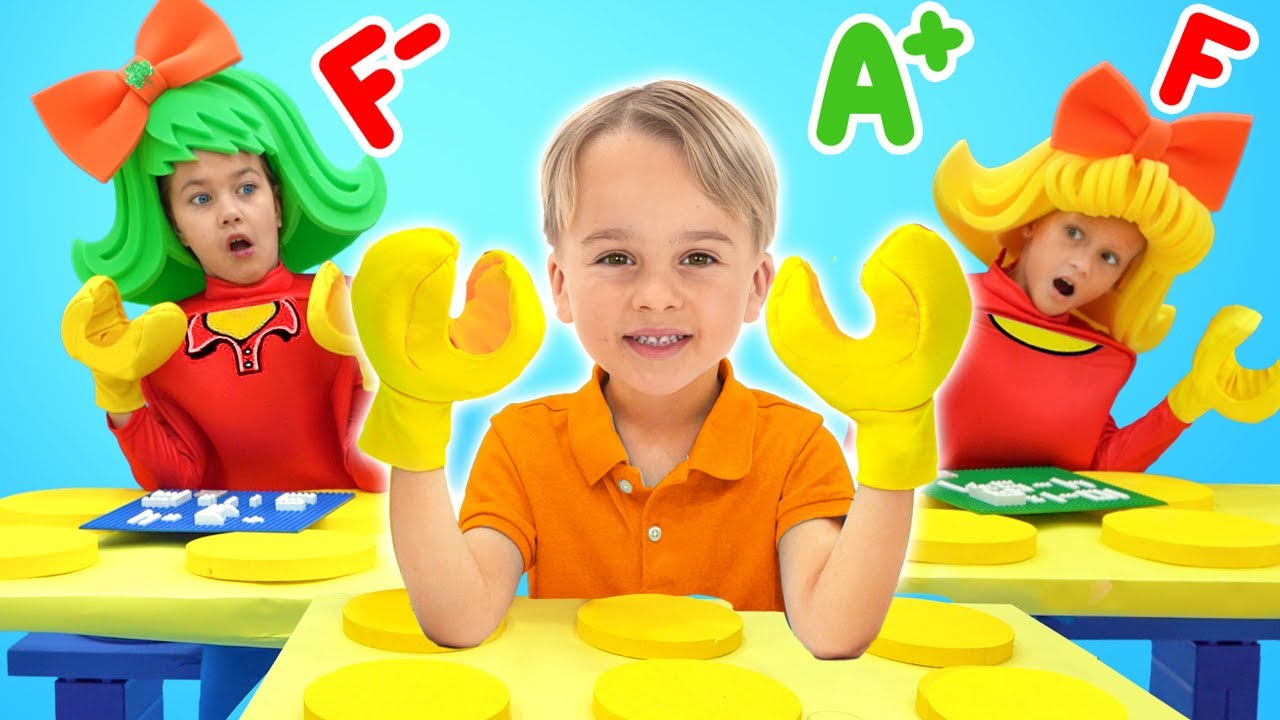 Крис в школе Lego — весёлые приключения для детей